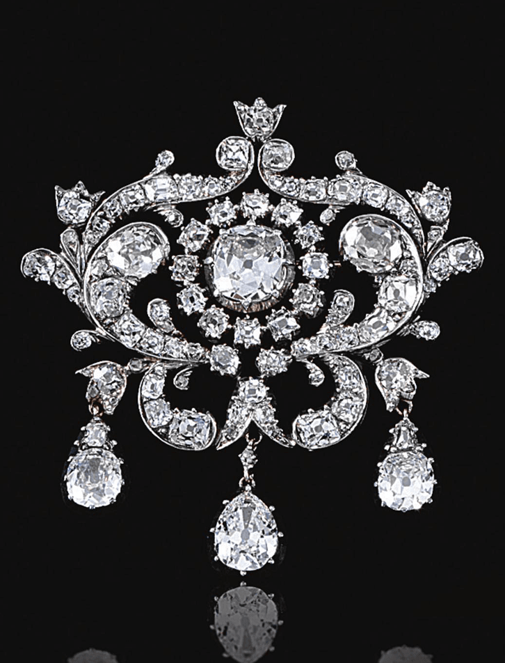 Antique Ruby Stud Earrings